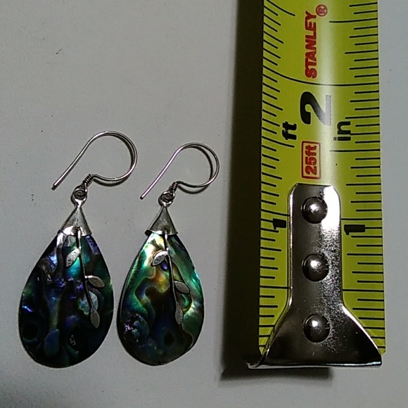 Abalone Earrings - Picture 2 of 4
